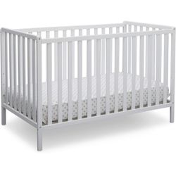 4 In 1 Crib With Mattress And Bed Rail