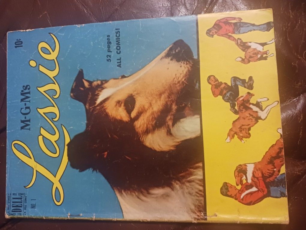 Dell / MGM's Lassie Comic Book 1st Issue / 1st Photo Cover