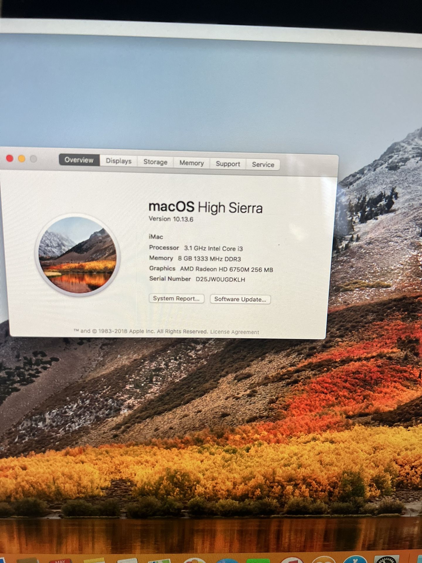 Mac Desktop (works) Keyboard And Mouse Needed 