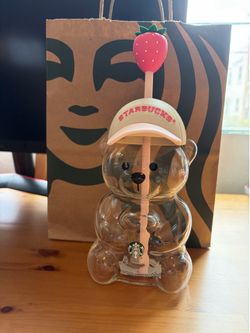 Strawberry bearista cup