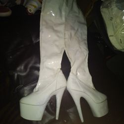 Thigh High Stiletto Boots Size 7 