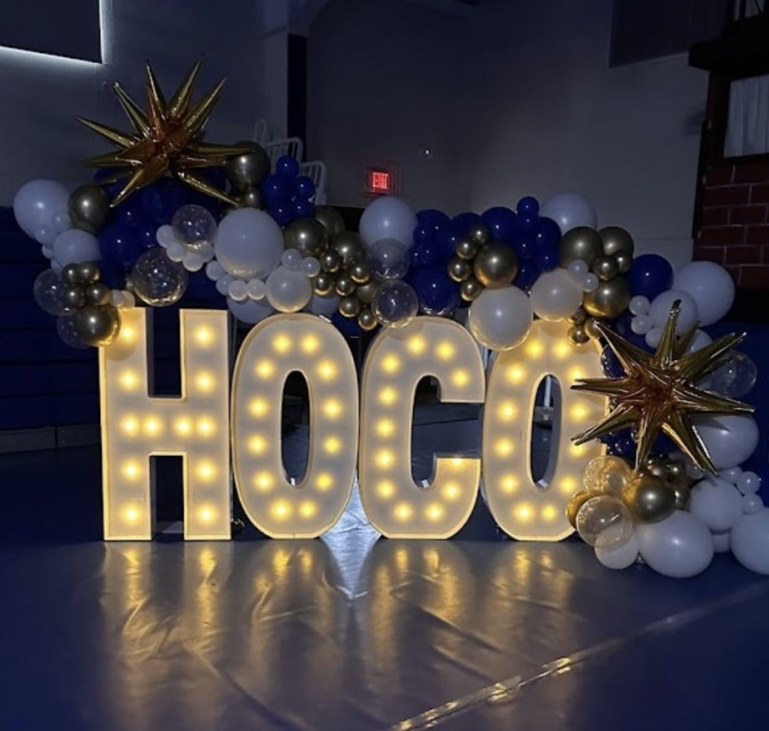 HOCO light up Marquee Letters