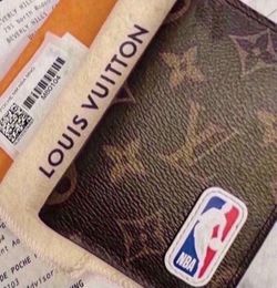 Authentic Louis Vuitton x NBA Original Monogram Pocket Organizer Wallet New