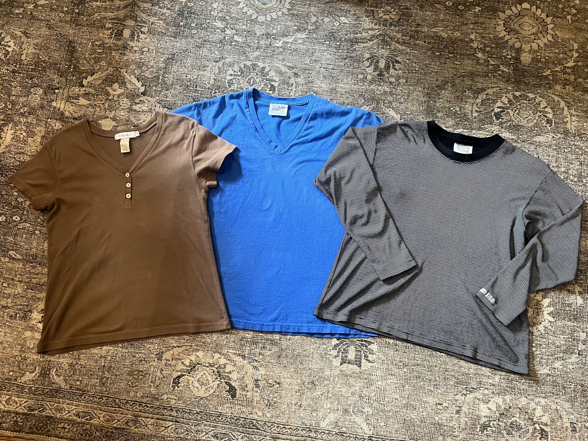 Lot of 3 FRESH PRODUCE Tees Shirts Small