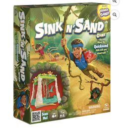 Board Game With Kinetic Sand