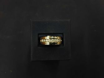 Ring - Wedding Band - White Gold 10k (.417) 4 grams Size 9