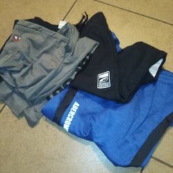 3 young girl pants, new, puma, tap out and areo pants
