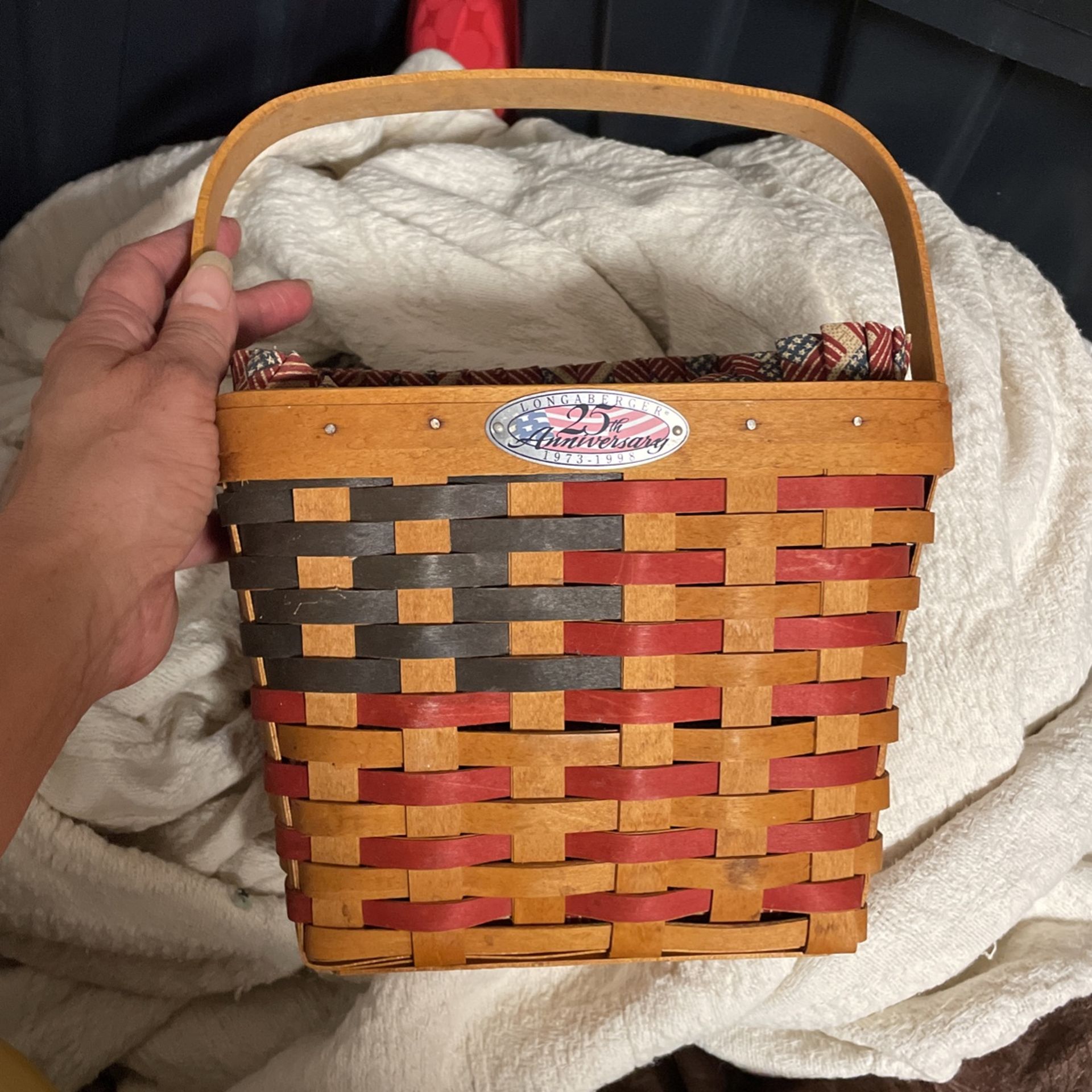 Longaberger 25th Anniversary Basket