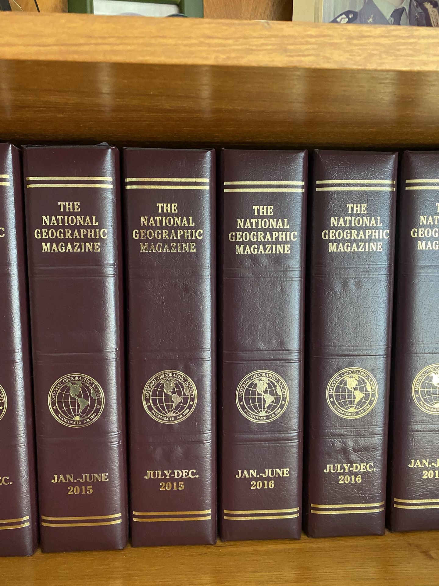 Leather Bound Natl Geographical