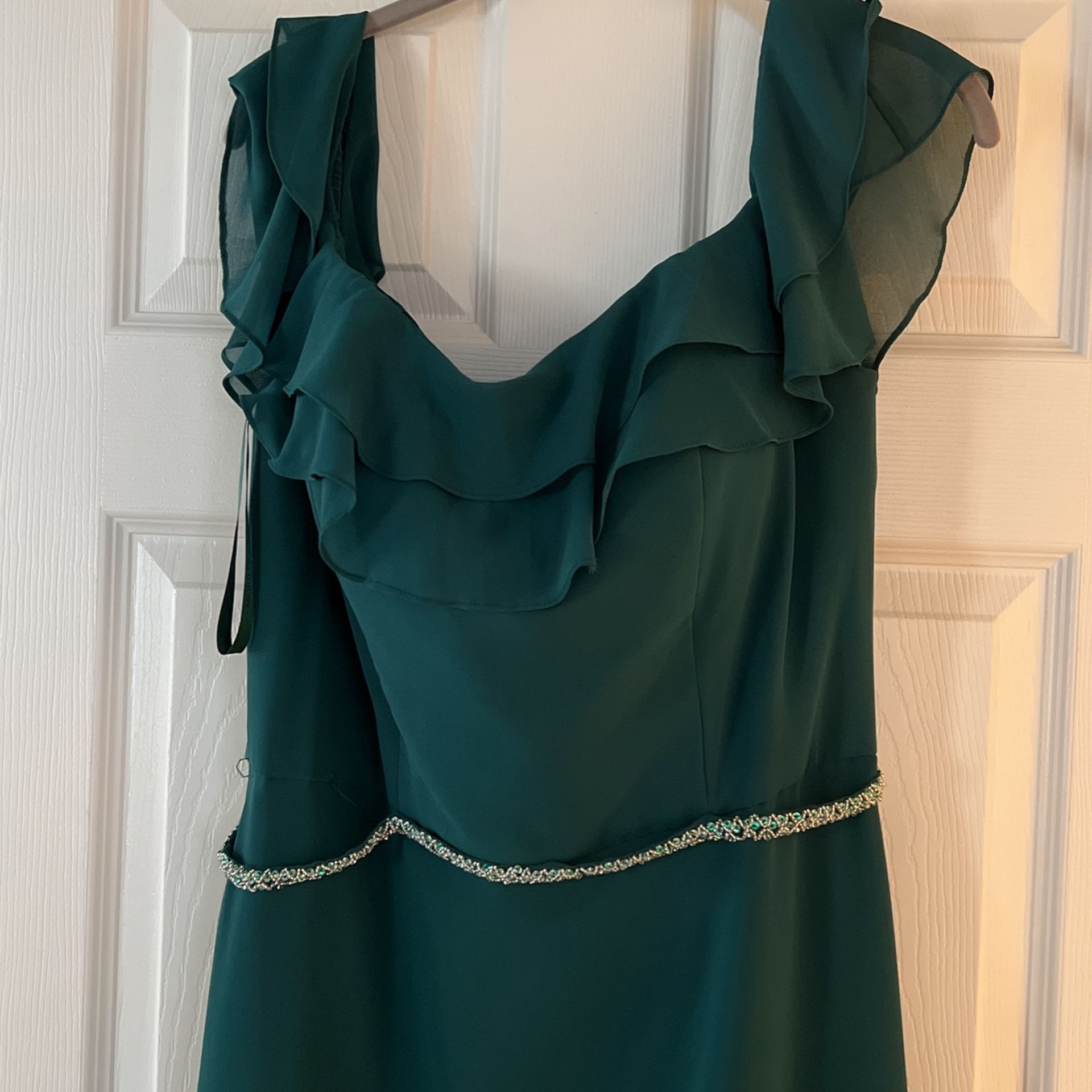 Gown - Emerald green