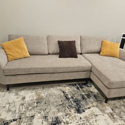 Biege Living Room Sofa Sleeper