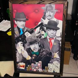 Cantinflas Art . Cantinflas Poster. Gang Members Picture Frame 