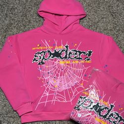 Pink Sp5der Hoodie