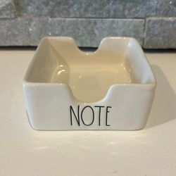 Rae Dunn NOTE Holder 