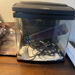 BioCube Aquarium – Pump & Lights Included + New Coralife 16” Light