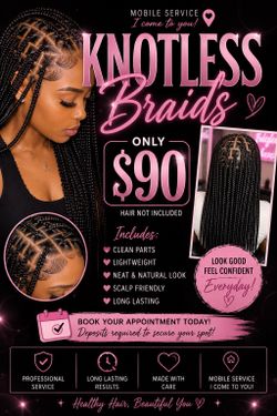 Knotless braids