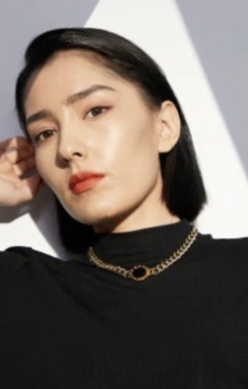 Sweater Chain Choker Necklace 18k double Sides