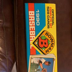 1990 Bowman complete baseball card set Factory Set
