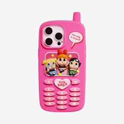 pop mart crybaby x powerpuff girls series phone case iphone 14 pro max