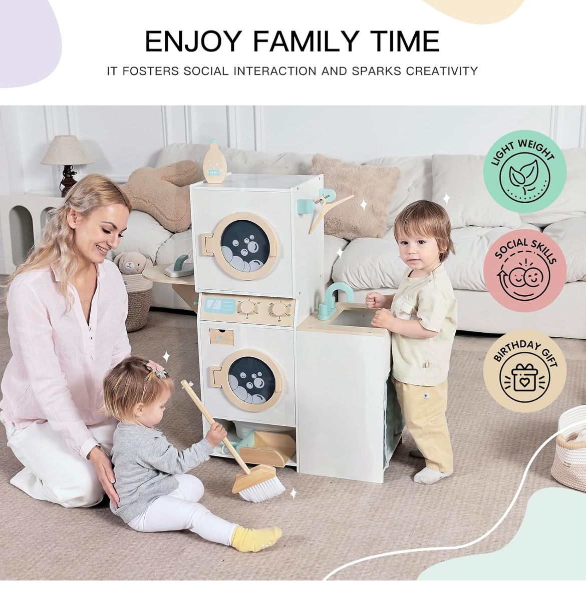 KIDS WASHER & Dryer Playset - Unopen