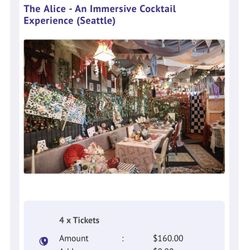 Alice And Wonderland Pop Up - Seattle 