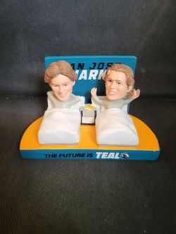 Macklin Celebrini & Will Smith bobblehead