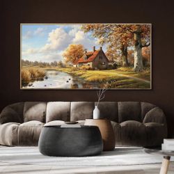 Rustic Wall Canvas Art Farmhouse Wall Decor 24 X 48