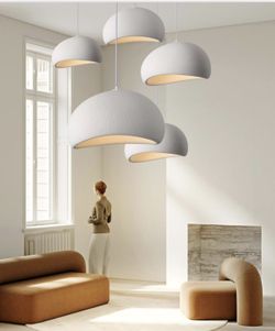 NEW: LARGE 31.5" WABI SABI PENDANT LIGHT (2 available)