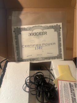 Kicker Amp KX1200.1 – Clean & Works Perfect – $225 OBO