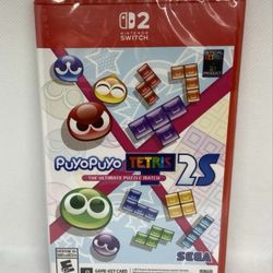 brand new sealed nintendo switch 2 puyo puyo tetris 2s 