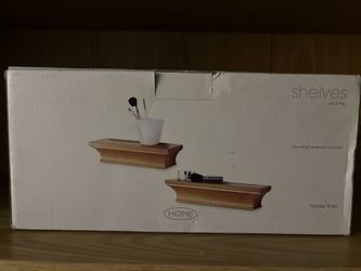 New - set of 2 floating shelves