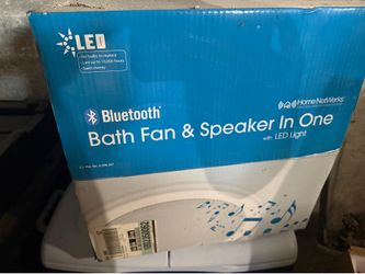 NEW-Bluetooth bath fan