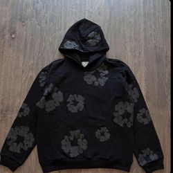 Black denim tears hoodie