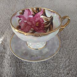 Flower tea cup