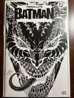 Absolute Batman 20 Zoe Lacchei Negative Space Variant