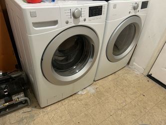 Front load washer and dryer