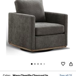 Grey *Brand New* Swivel Chair
