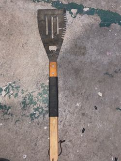 BBQ Grill Spatula with Wood Handle