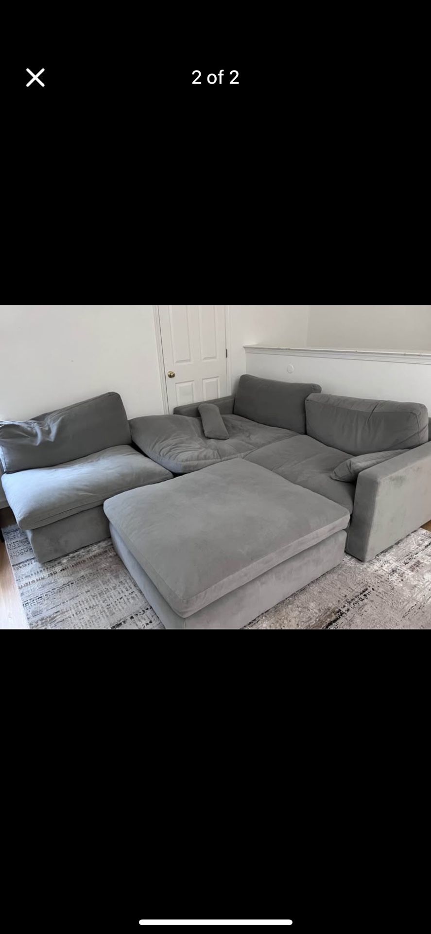 Gray Sectional Couch