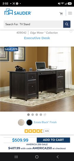 Sauder Executive Desk