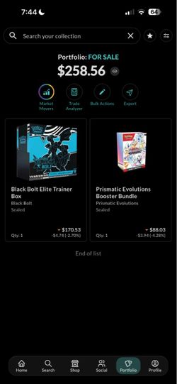 Pokemon Black Bolt ETB and Prismatic Bundle