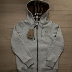 Burberry Zip Up Hoodie