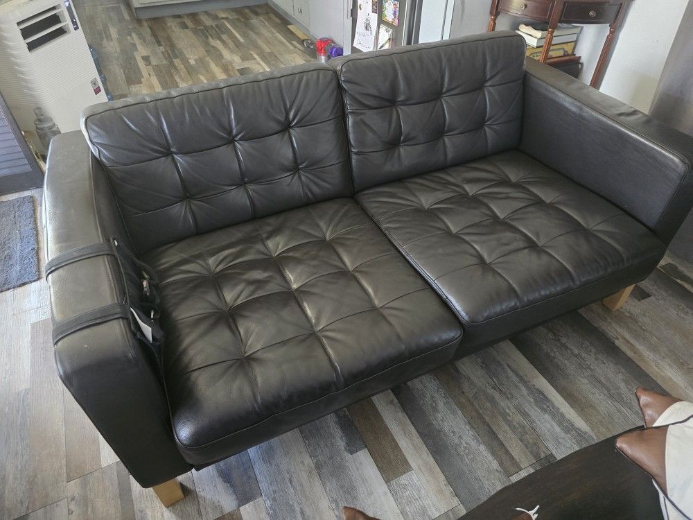 DARK BROWN/BLACK SOFA