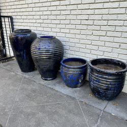 Outdoor Pottery Planters