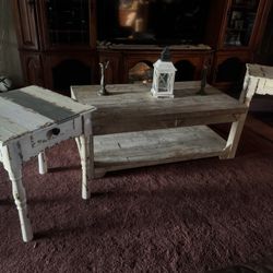 Lift Top Coffee Table And 2 Ends Tables