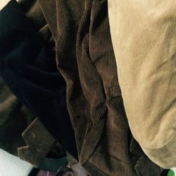 men corduroy new jackets. Large $30.