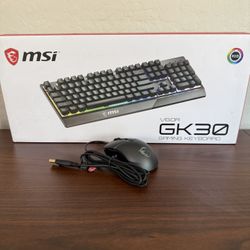 MSI Gaming Keyboard And Mouse Set