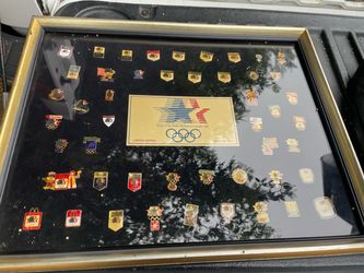 1984  olympic limited edition sponsored pin set