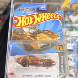Hot Wheel Super Treasure Hunt 78 Corvette Gas Monkey