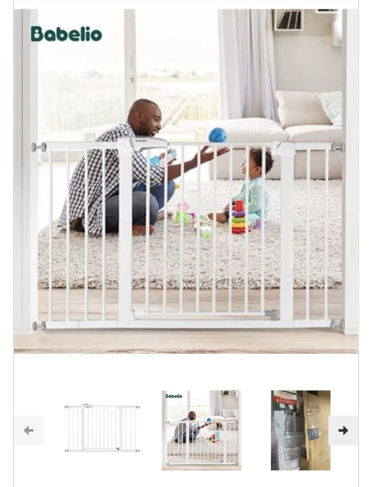 New Metal Baby/Dog Gate 29''-48''